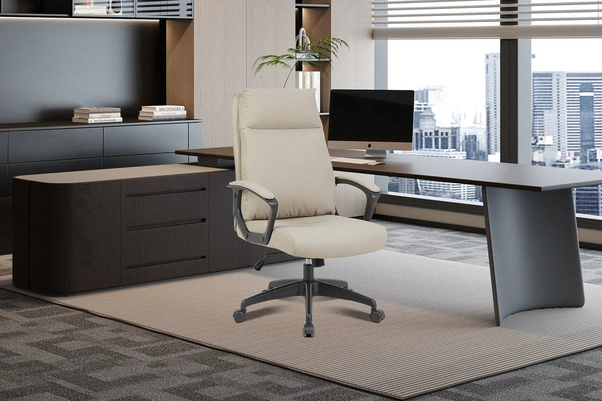 Chaise de Bureau ARMEL en Polyuréthane (PU) - 45 x 50 cm
