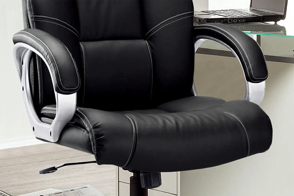 Chaise de Bureau DALIA en Similicuir (PU) - Chaise de bureau réglable 65 x 71 cm