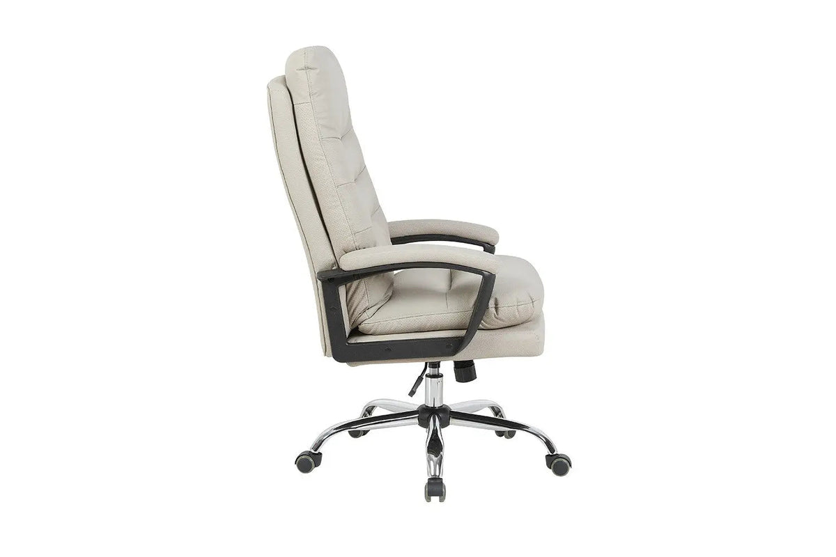 Chaise de Bureau DANIELA en Polyuréthane (PU) - Chaise de bureau réglable 46 x 53 cm