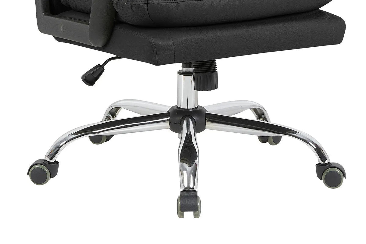 Chaise de Bureau DANIELA en Polyuréthane (PU) - Chaise de bureau réglable 46 x 53 cm