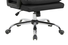 Chaise de Bureau DANIELA en Polyuréthane (PU) - Chaise de bureau réglable 46 x 53 cm