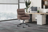 Chaise de Bureau EMMY en Tissu - Chaise de bureau réglable 64 x 68 cm