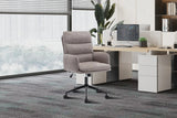 Chaise de Bureau EMMY en Tissu - Chaise de bureau réglable 64 x 68 cm