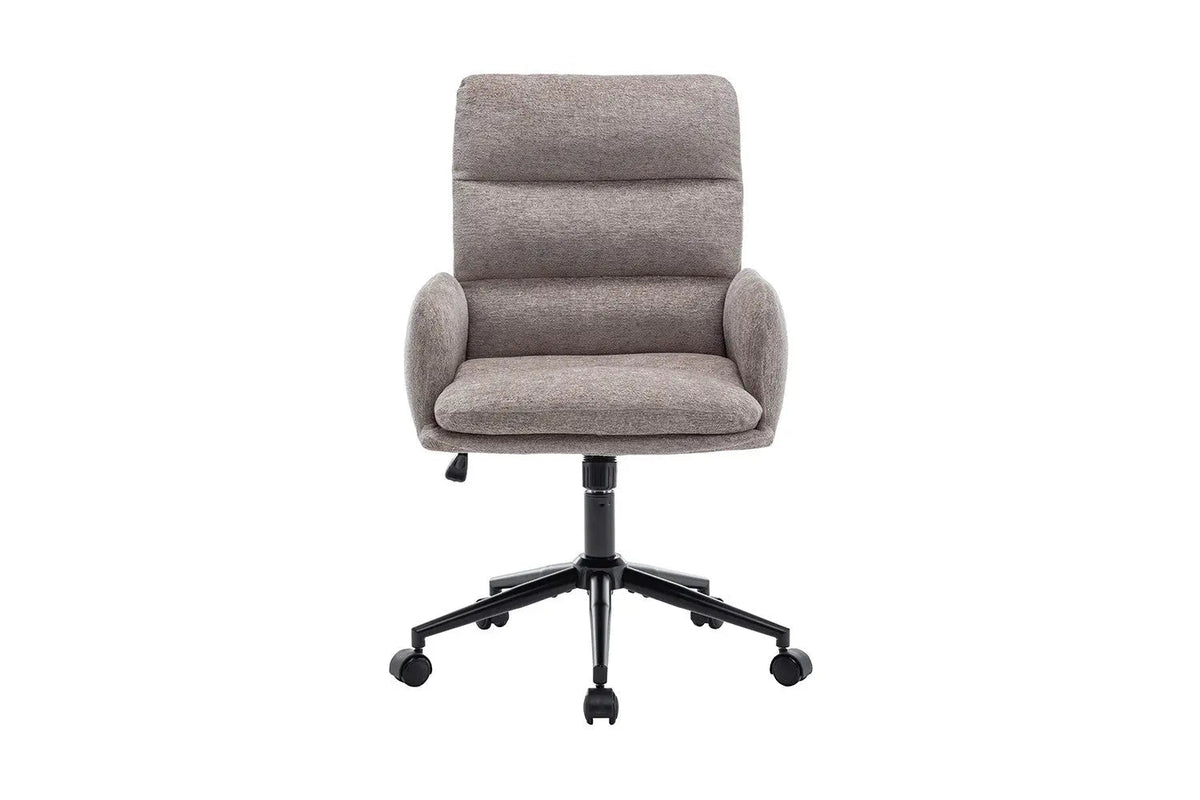 Chaise de Bureau EMMY en Tissu - Chaise de bureau réglable 64 x 68 cm