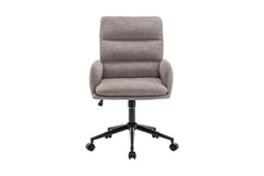 Chaise de Bureau EMMY en Tissu - Chaise de bureau réglable 64 x 68 cm