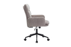 Chaise de Bureau EMMY en Tissu - Chaise de bureau réglable 64 x 68 cm