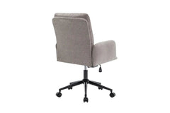 Chaise de Bureau EMMY en Tissu - Chaise de bureau réglable 64 x 68 cm