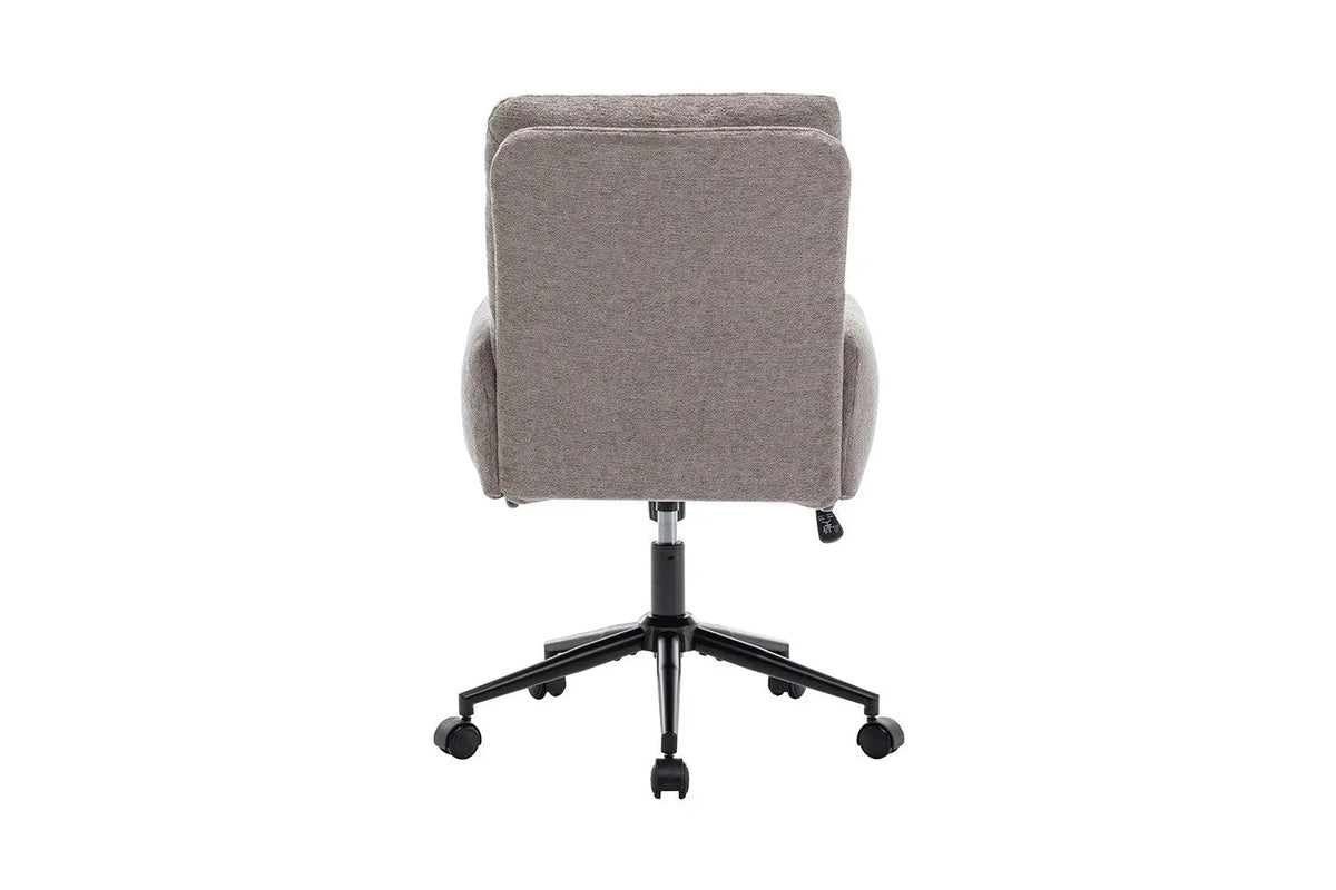 Chaise de Bureau EMMY en Tissu - Chaise de bureau réglable 64 x 68 cm