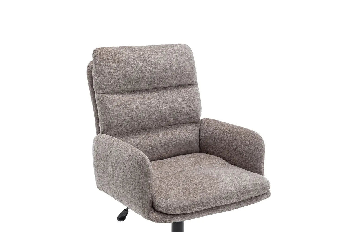 Chaise de Bureau EMMY en Tissu - Chaise de bureau réglable 64 x 68 cm