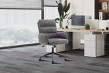 Chaise de Bureau EMMY en Tissu - Chaise de bureau réglable 64 x 68 cm