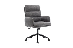 Chaise de Bureau EMMY en Tissu - Chaise de bureau réglable 64 x 68 cm
