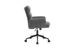 Chaise de Bureau EMMY en Tissu - Chaise de bureau réglable 64 x 68 cm