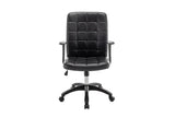 Chaise de Bureau LUKY en Similicuir (PU) - Chaise de bureau réglable 58 x 59 cm