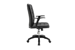 Chaise de Bureau LUKY en Similicuir (PU) - Chaise de bureau réglable 58 x 59 cm