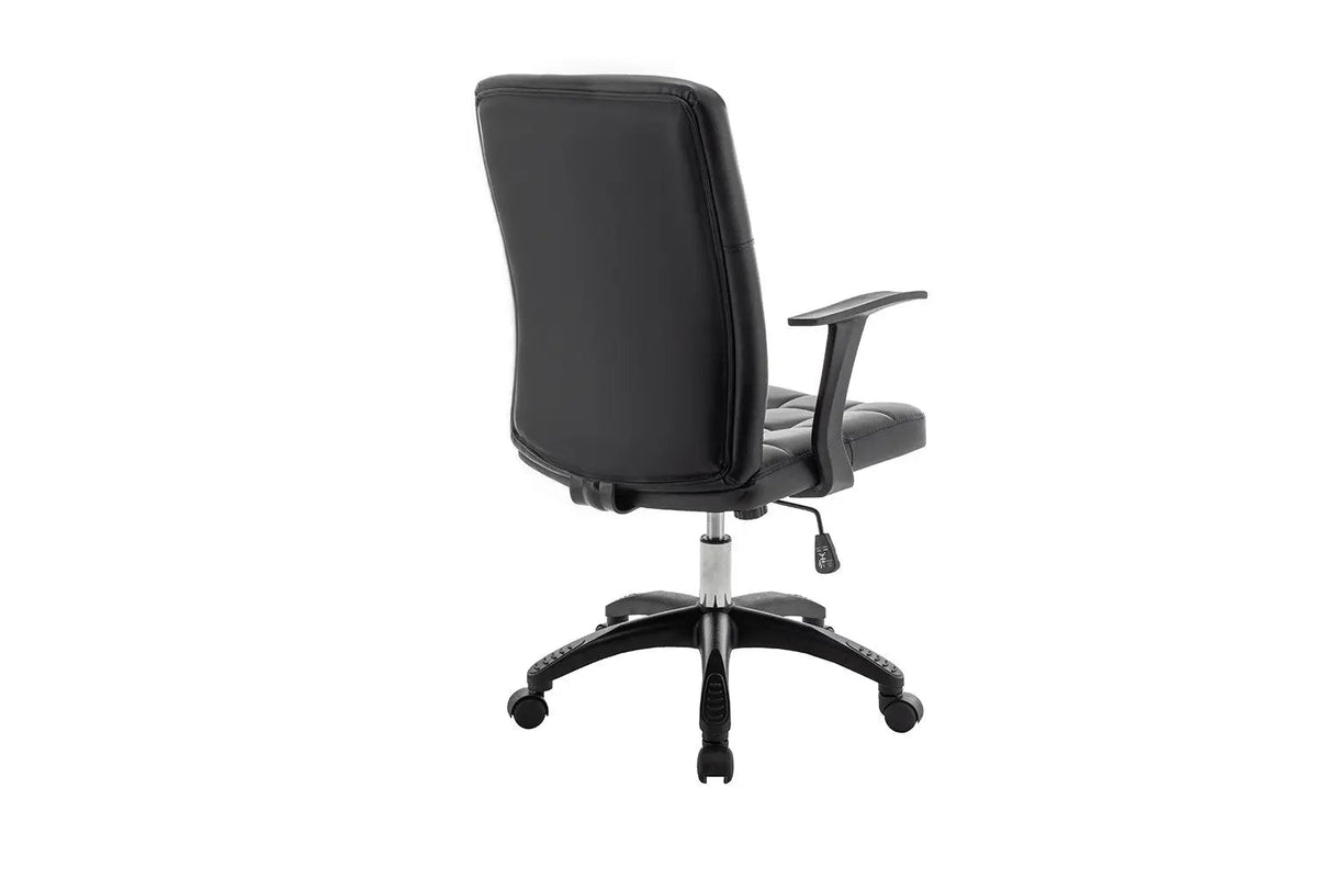 Chaise de Bureau LUKY en Similicuir (PU) - Chaise de bureau réglable 58 x 59 cm