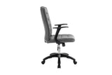 Chaise de Bureau LUKY en Similicuir (PU) - Chaise de bureau réglable 58 x 59 cm
