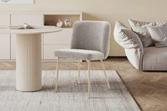 Chaise de Salle à Manger ALYX en Tissu - 51 x 61 cm