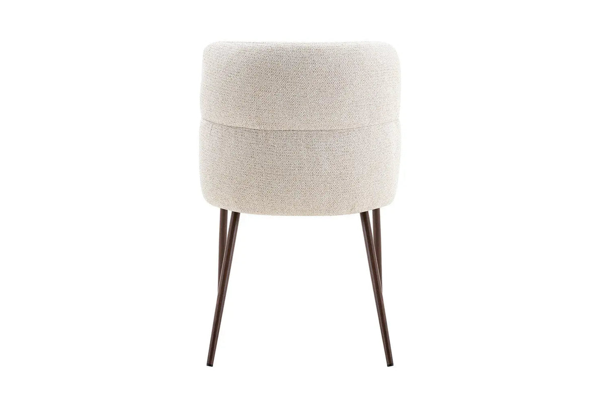 Chaise de Salle à Manger ALYX en Tissu - 51 x 61 cm