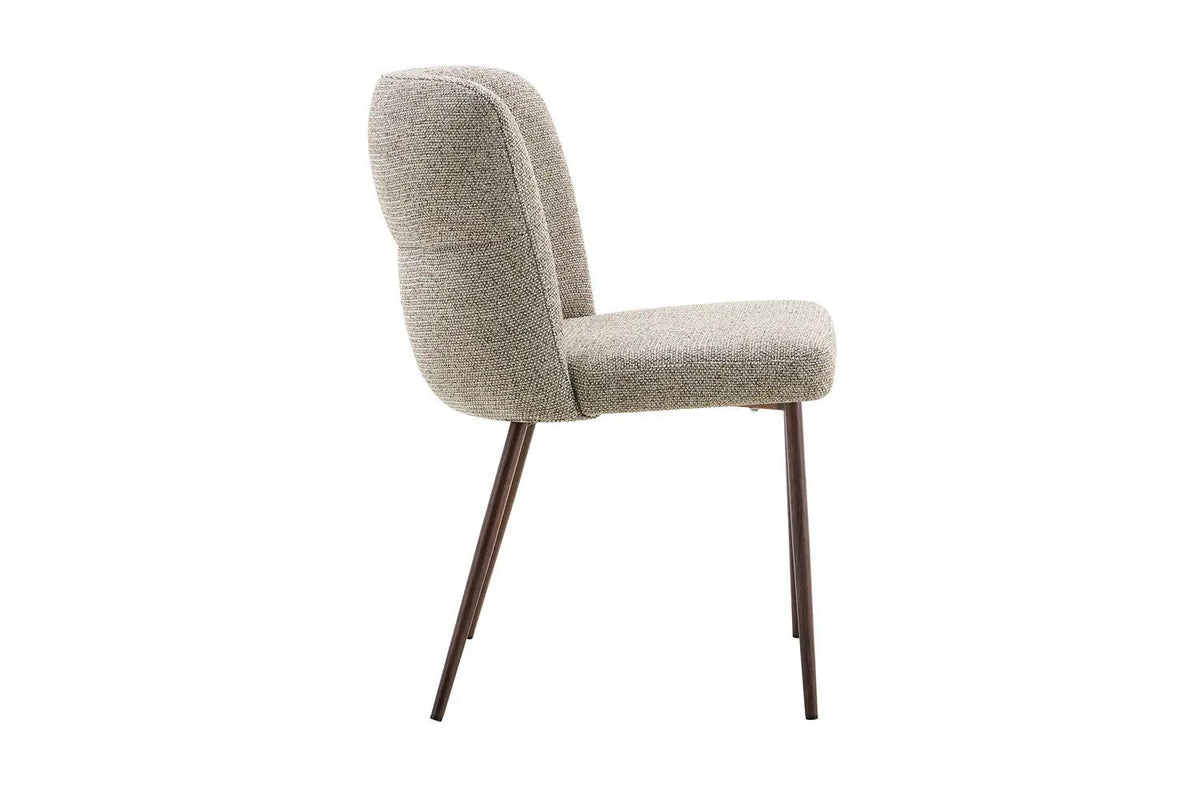Chaise de Salle à Manger ALYX en Tissu - 51 x 61 cm