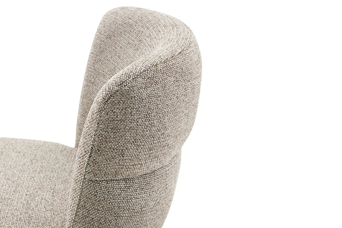 Chaise de Salle à Manger ALYX en Tissu - 51 x 61 cm