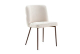 Chaise de Salle à Manger ALYX en Tissu - 51 x 61 cm
