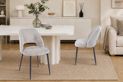 Chaise de Salle à Manger ARLA en Tissu - 51 x 59,5 cm