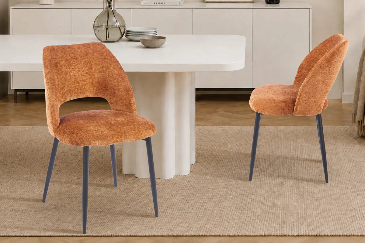 Chaise de Salle à Manger ARLA en Tissu - 51 x 59,5 cm