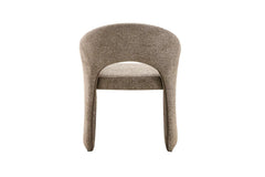 Chaise de Salle à Manger CHARLYNE avec Accoudoirs en Tissu - 66 x 61,5 cm
