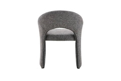 Chaise de Salle à Manger CHARLYNE avec Accoudoirs en Tissu - 66 x 61,5 cm