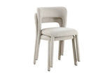 Chaises de Salle à Manger ELVYA en Tissu - 51,5 x 57 cm