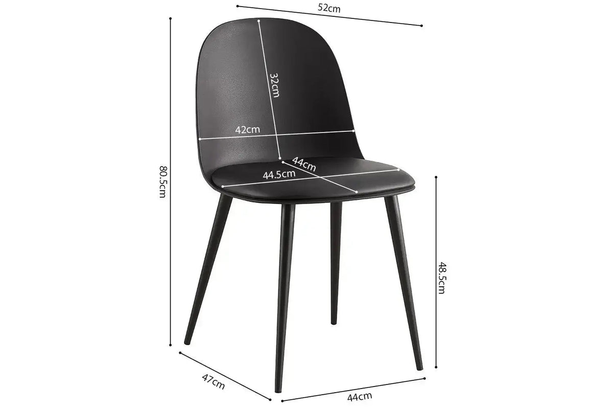 Chaise de Salle à Manger JASMYN - 51 x 44 cm