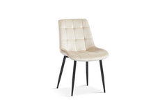 Chaise de Salle à Manger JULIA Velours - 50 x 59 cm
