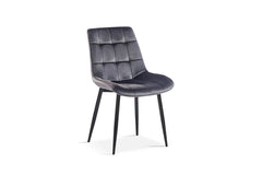 Chaise de Salle à Manger JULIA Velours - 50 x 59 cm