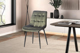 Chaise de Salle à Manger JULIA Velours - 50 x 59 cm