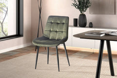 Chaise de Salle à Manger JULIA Velours - 50 x 59 cm