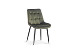 Chaise de Salle à Manger JULIA Velours - 50 x 59 cm