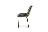 Chaise de Salle à Manger JULIA Velours - 50 x 59 cm