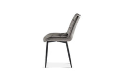 Chaise de Salle à Manger JULIA Velours - 50 x 59 cm