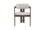Chaise de Salle à Manger KAMELIA Beige en Bois de Frêne - 56 x 52 cm