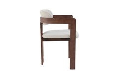 Chaise de Salle à Manger KAMELIA Beige en Bois de Frêne - 56 x 52 cm