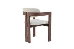 Chaise de Salle à Manger KAMELIA Beige en Bois de Frêne - 56 x 52 cm