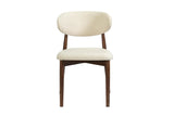 Chaise de Salle à Manger KAYLA en Chêne Massif Beige - 50 x 56 cm