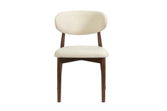 Chaise de Salle à Manger KAYLA en Chêne Massif Beige - 50 x 56 cm
