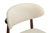 Chaise de Salle à Manger KAYLA en Chêne Massif Beige - 50 x 56 cm