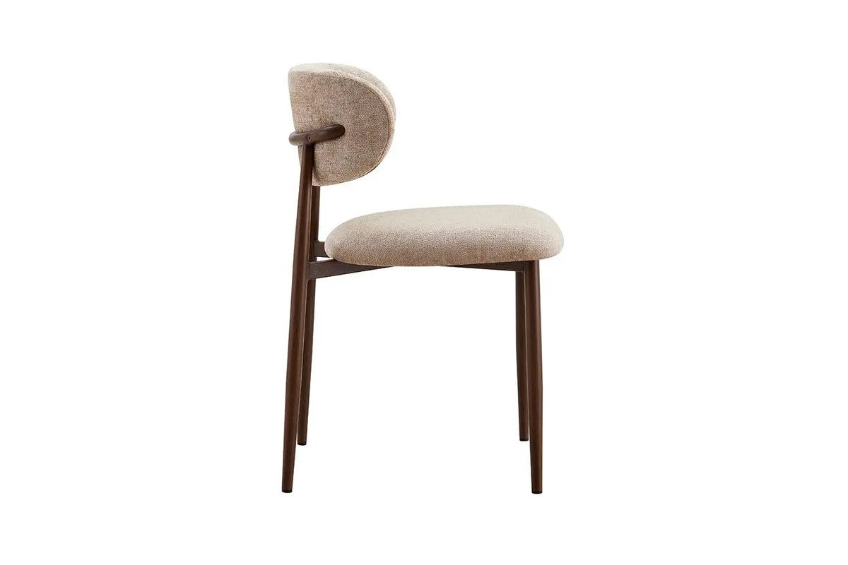 Chaise de Salle à Manger NONYA en Tissu - 48,5 x 53 cm