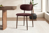 Chaise de Salle à Manger NONYA en Tissu - 48,5 x 53 cm