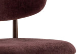 Chaise de Salle à Manger NONYA en Tissu - 48,5 x 53 cm
