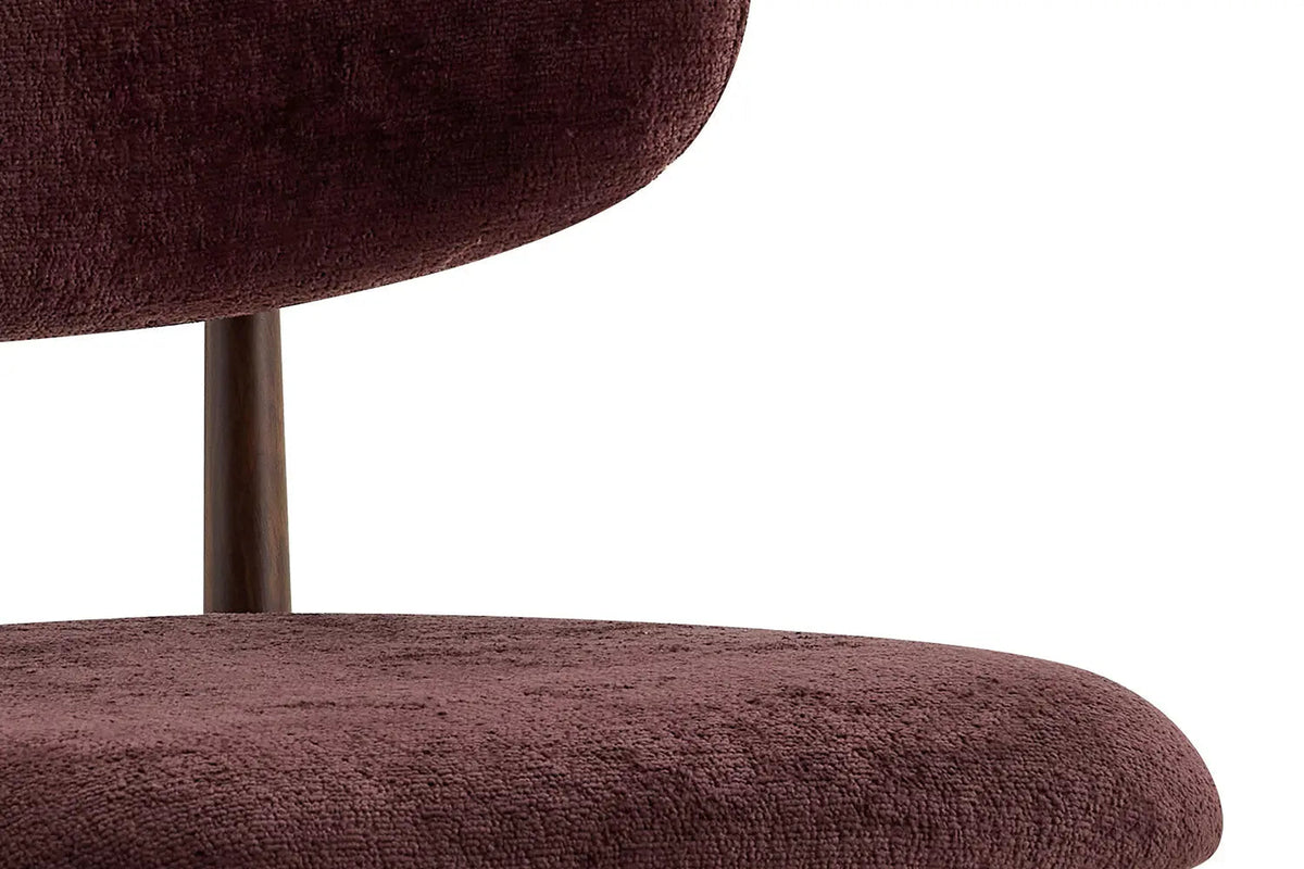 Chaise de Salle à Manger NONYA en Tissu - 48,5 x 53 cm
