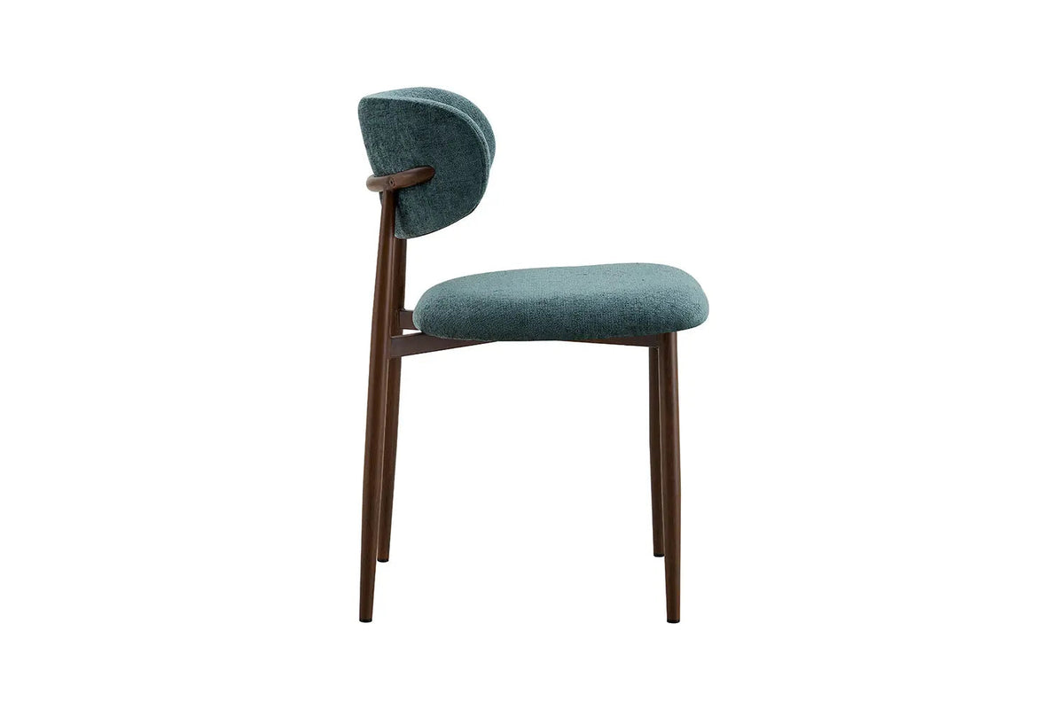 Chaise de Salle à Manger NONYA en Tissu - 48,5 x 53 cm
