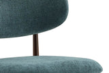 Chaise de Salle à Manger NONYA en Tissu - 48,5 x 53 cm
